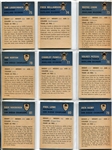 1962 Fleer Football Complete Set of 88 Exmt-Nrmt