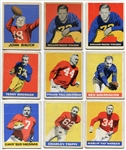 1948-49 Leaf Football Lot of 15 Different