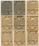 1948-49 Leaf Football Lot of 15 Different