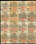 1948 Bowman Football Lot of 30 Different