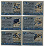 1955 Topps All American Lot of 6 Different EX+/-