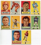 1957 Topps Football Lot of 5 Different Stars and HOFers VG-EXMT
