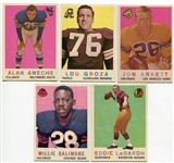 1959 Topps Football Lot of 5 Stars/HOFers EXMT+