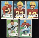 1954 Bowman Football Lot of 5 Different EX+/-