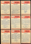 1955 Bowman Football Lot of 20 Different 
