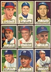 1952 Topps Baseball Lot of 15 Different VG-EX+