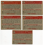 1952 Topps Baseball Lot of 15 Different VG-EX+