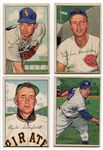 1952 Bowman Baseball Lot of 4 Different