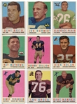 1959 Topps Football Lot of 17 Different Most Nrmt+/- W/HOFers