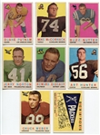 1959 Topps Football Lot of 17 Different Most Nrmt+/- W/HOFers