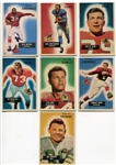 1955 Bowman Football Cards Lot of 7 Stars/HOFers