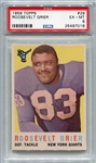 1959 Topps Football #29 Roosevelt Grier New York Giants PSA 6