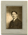 Mike Simon 1906 Studio Photograph Peoria Baseball Club
