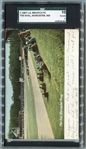 1907 J. A. Broatch Postcard The Oval, Worcester, Mass.