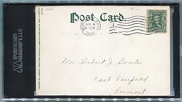 1907 J. A. Broatch Postcard The Oval, Worcester, Mass.