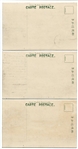 1909 University of Wisconsin Tour of Japan Postcard Lot of 3 Different