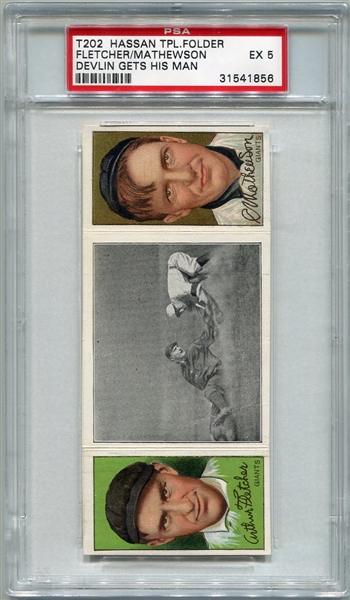 T202 Fletcher/Mathewson "Devlin Gets His Man" PSA 5