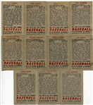 1951 Bowman Lot of 11 Different