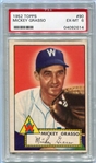 1952 Topps Baseball #90 Mickey Grasso PSA 6