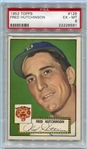 1952 Topps Baseball #126 Fred Hutchinson PSA 6