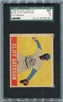 1948-49 Leaf #136 Cliff Aberson Full Sleeves SGC 60
