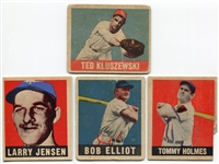1948-49 Leaf Lot of 4 With Holmes SP