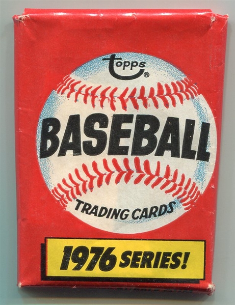 1976 Topps Baseball Wax Pack