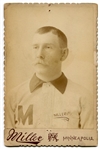 1889-90 Cabinet Card Joe Miller Minneapolis 