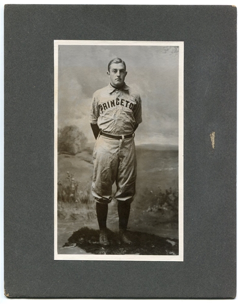 1904 Princeton Baseball Cabinet of Capt. Stevens Team Captain