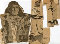 Early Boston Red Sox Newspaper Cut-outs