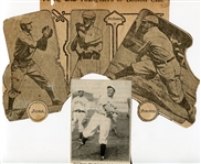 Early Boston Red Sox Newspaper Cut-outs