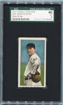 T206 John McGraw Glove at Hip With Unusual Yellow Alignment Mark SGC 40