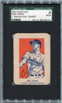 1952 Wheaties Bob Lemon Autographed SGC/J. Spence AUTH