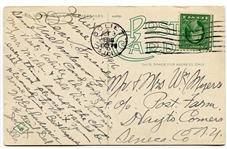 1916 Postcard Men Playing Ball in Illinois State Penitentiary