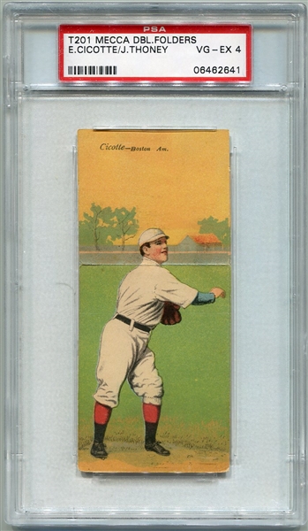 T201 Cicotte/Thoney PSA 4