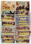 1973 Topps Hysterical History Stickers Lot of 37 Assorted Nrmt/Mt