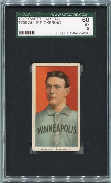 Lot Detail - T206 Ollie Pickering SGC 60