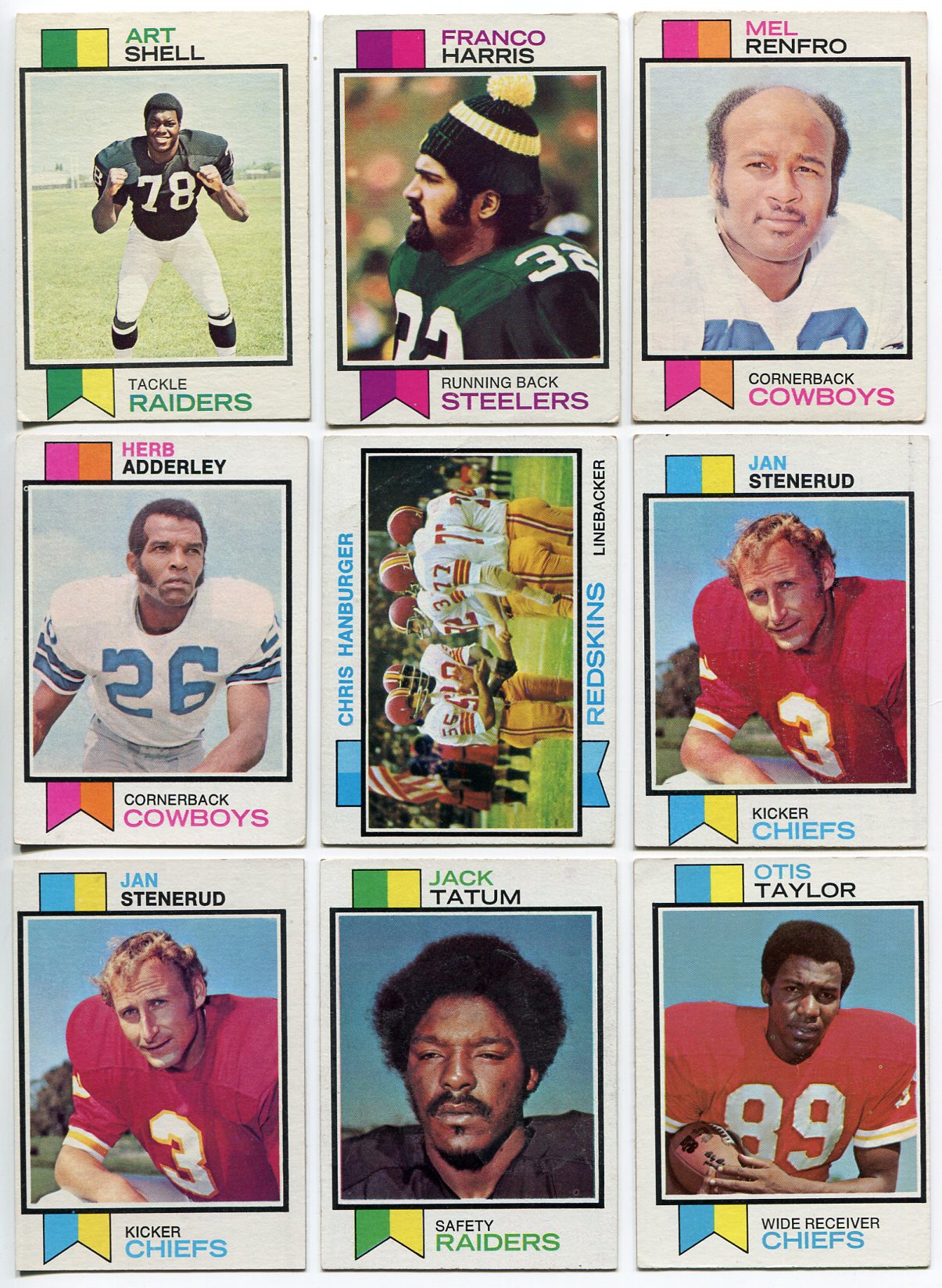 1973 Topps Football Cards – Pick A Card – Ungraded, Near Mint Or Better (Cards 1-185)