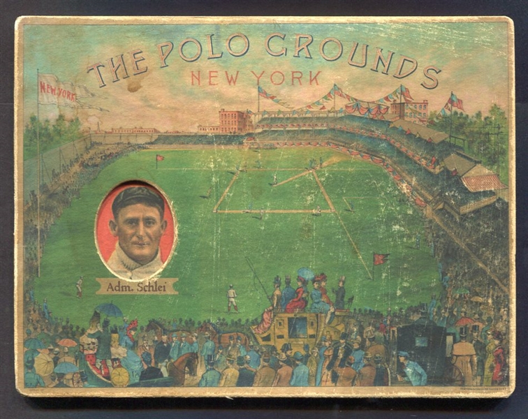 Circa 2010 Helmar Heroes of the Polo Grounds Admiral Schlei Die-Cut Card
