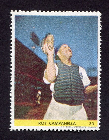 1949 Roy Campanella Eureka Sportstamp Nrmt