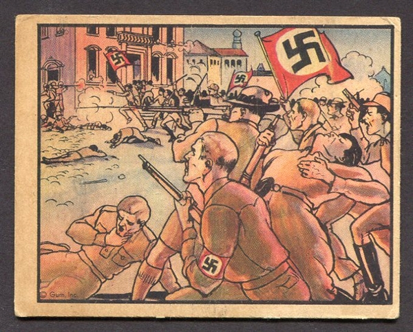 R69 1938 Horrors of War #285 Sudetens and Czechs Engage in Civil War VG