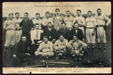 1907 Orangeburg Edistoes South Carolina League Postcard