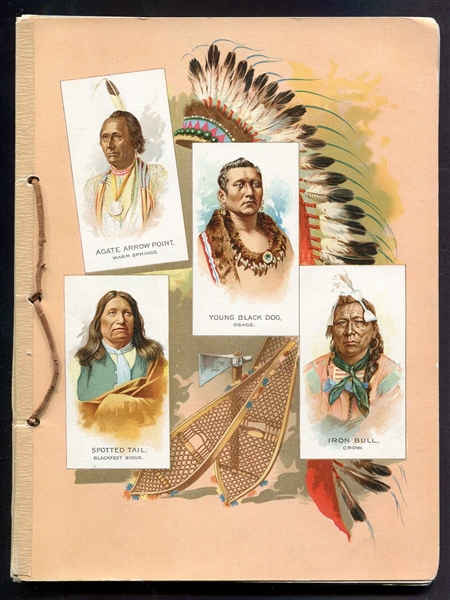 1888 Allen & Ginter A2 Album of Celebrated American Indian Chiefs Partial Album