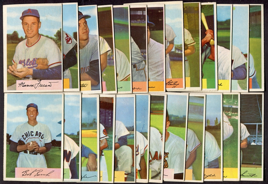 1954 Bowman Lot of 25 Different VG to Nrmt