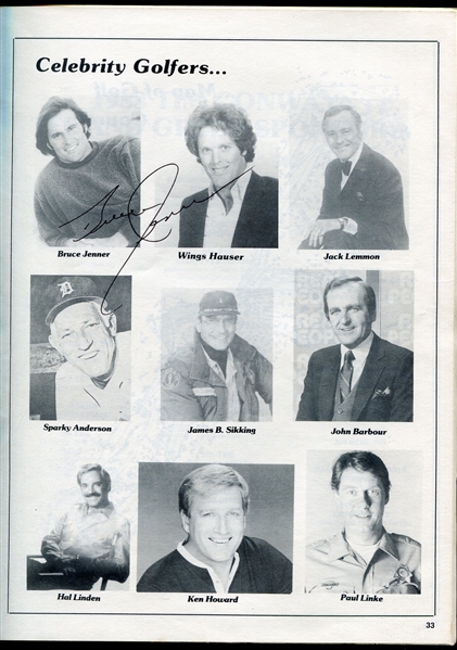 1983 Tim Conway Celebrity Golf Benefit Program w/Several Autographs