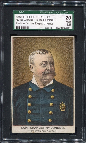 N288 Buchner Police Inspectors & Fire Chiefs Charles McDonnell SGC 20