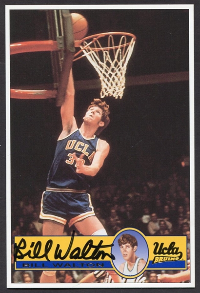 Bill Walton UCLA Autographed Card
