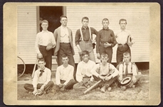 1897 Springfield Ohio Schaefer School Baseball Team