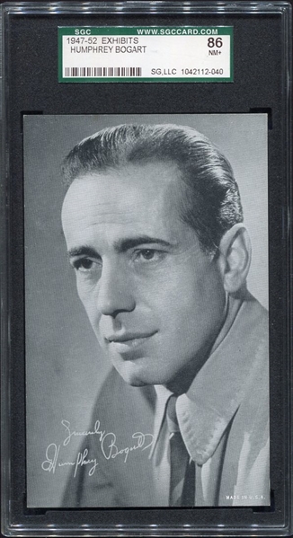 1947-52 Exhibits Humphrey Bogart SGC 86
