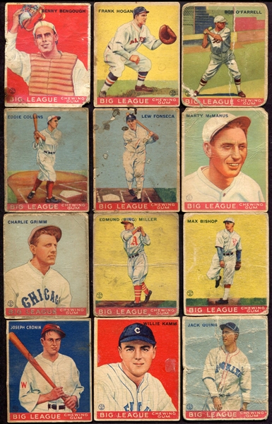 1933 Goudey Lot of 20 Different w/HOFers